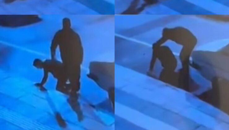 Mersin’de boynundan bıçaklandı: O anlar kamerada