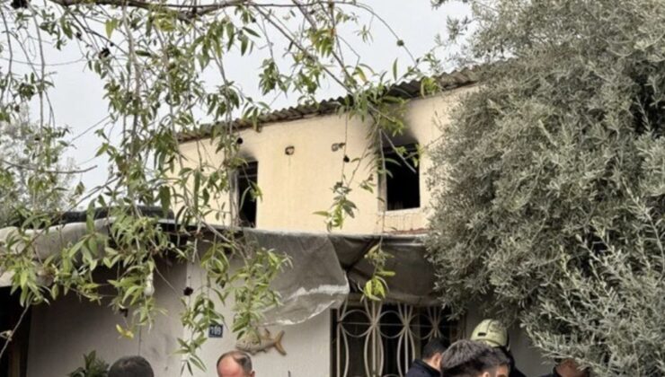 Muğla’da sobadan sıçrayan kıvılcımlardan yangın çıktı