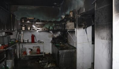 Nevşehir’de dükkanının yandığını cep telefonundan gördü