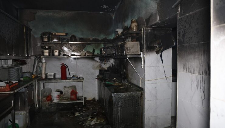 Nevşehir’de dükkanının yandığını cep telefonundan gördü