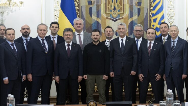 Ömer Bolat ve İbrahim Yumaklı, Ukrayna’da Yeniden İnşa Gücü toplantısında