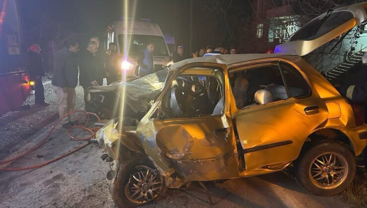 Ordu’da otomobiller kafa kafaya çarpıştı: 1 ölü