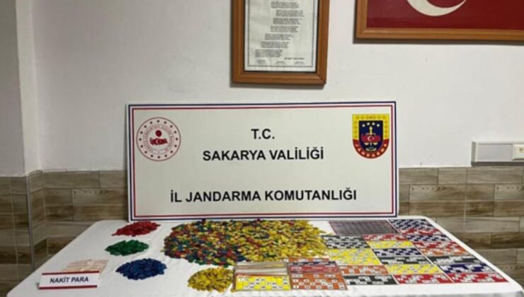 Sakarya’da kaçak kahvehanede kumar oynayanlara operasyon
