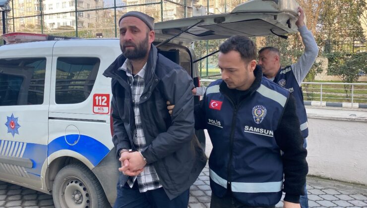 Samsun’da eşini dövdü, öldürmekle tehdit etti