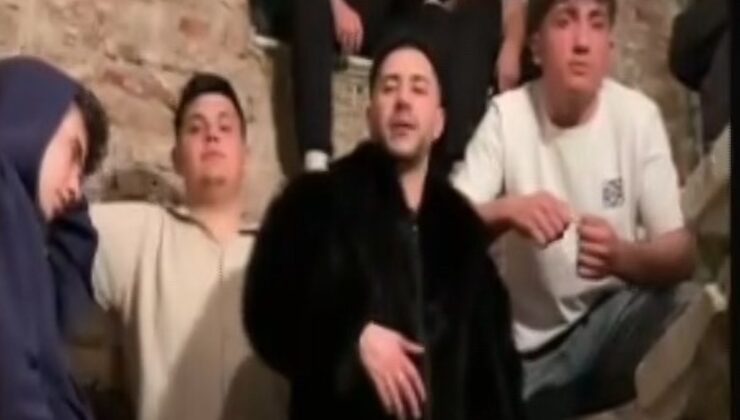 Sarıyer’de klip çektikleri eski topçu karakolunda yangın çıkardılar