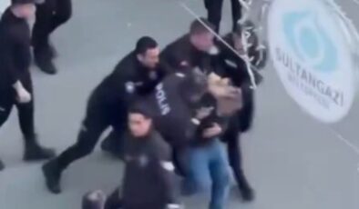 Sultangazi’de taşlı sopalı kavga