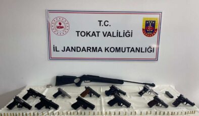 Tokat’ta silah kaçakçılığı operasyonu