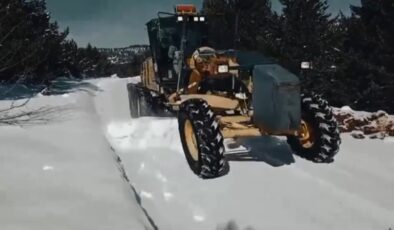 Yozgat’ın yüksek kesimlerinde karla mücadele