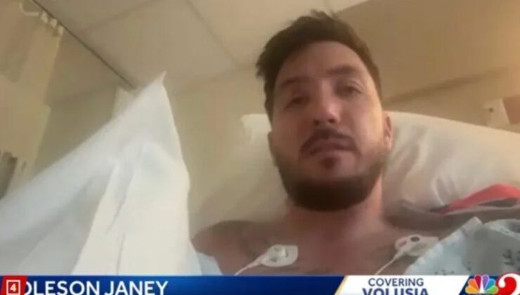 ABD’de plajda güneşlenirken üzerinden cip geçti