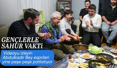 Abdulkadir Uraloğlu, Trabzon’da öğrencilere sahur misafiri oldu