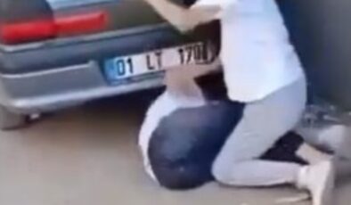 Adana’da kız kavgası kamerada