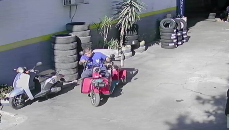 Adana’da kovulduğu lastikçiden elektrikli bisiklet çaldı