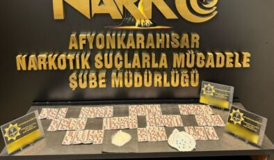 Afyonkarahisar’da 9 kişi uyuşturucu madde ile yakalandı