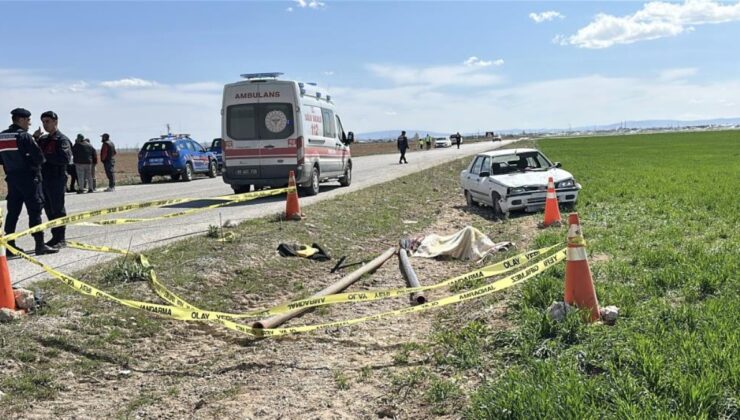 Aksaray’da otomobil, tarım işçilerine çarptı: 1 ölü 2 yaralı