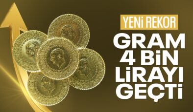 Altın fiyatları zirvede: Gram altın 4 bin liranın üzerine çıktı