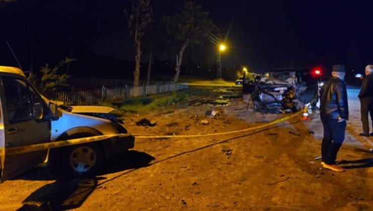 Amasya’da minibüs ile hafif ticari araç çarpıştı: 7 yaralı