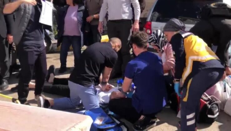 Amasya’da taburcu olduğu hastanenin önünde kalbi durdu