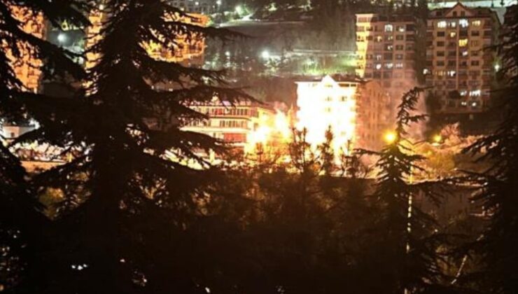 Ankara’da elektrik direklerinde patlamalar yaşandı