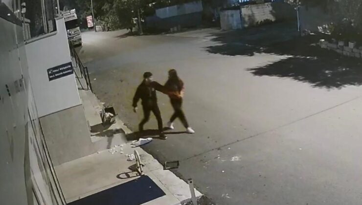 Antalya’da çöp kutusunu tekmeleyip dağıttı: Yoluna devam etti