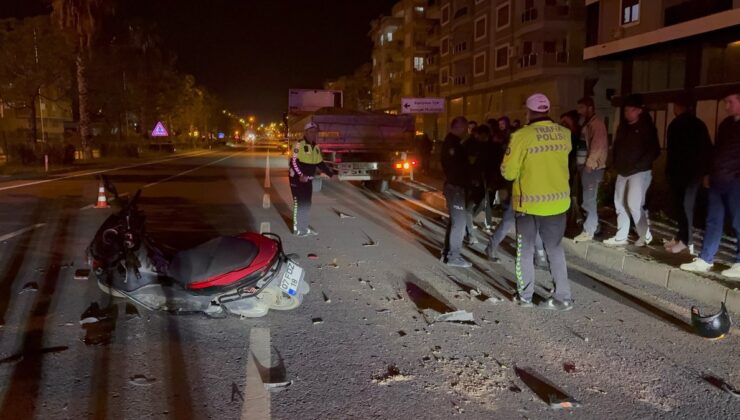 Antalya’da kaza yapan 14 yaşındaki motosikletlinin kalbi durdu