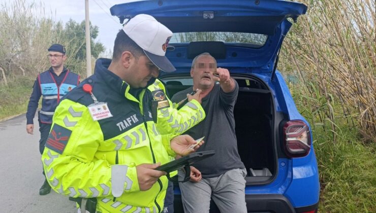 Antalya’da kaza yapan alkollü sürücü hakaret ve küfür yağdırdı
