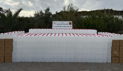 Antalya’da sahte alkol operasyonu