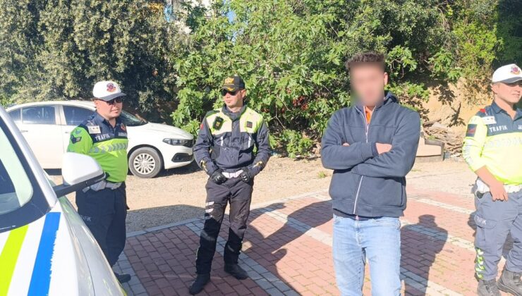 Antalya’da uygulamadan kaçan motosikletli aracını köpek kulübesine sakladı