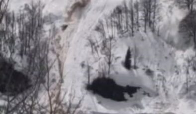 Artvin Macahel Vadisi’nde çığ