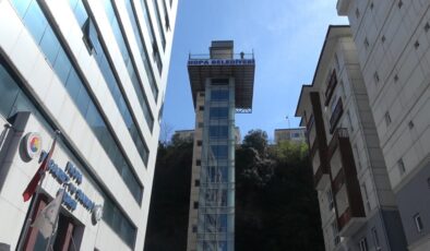Artvin’de görenleri hayrete düşüren asansör