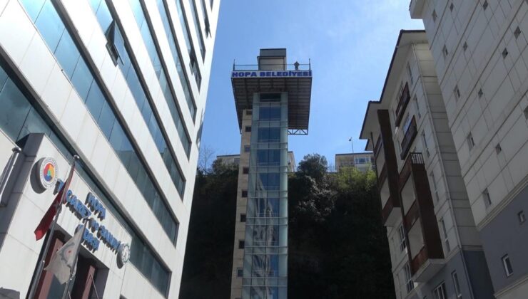 Artvin’de görenleri hayrete düşüren asansör
