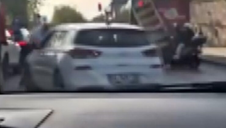 Ataşehir’de aracını kavga ettiği kişinin üzerine sürdü