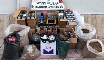 Aydın’da 1 milyon TL’lik kaçak sigara baskını