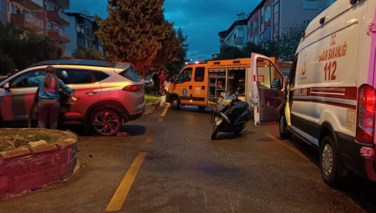 Aydın’da yola savrulan motosikletli otomobilin altında kalarak öldü