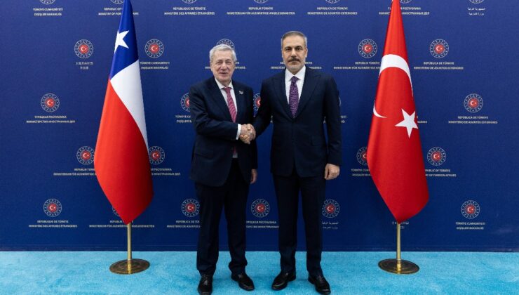 Bakan Fidan, Şilili mevkidaşı Klaveren ile bir araya geldi