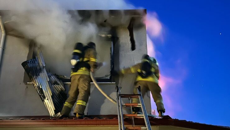 Balıkesir’de açık unutulan elektrikli ısıtıcı yangın çıkarttı