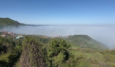 Bartın Amasra’dan sis manzaraları