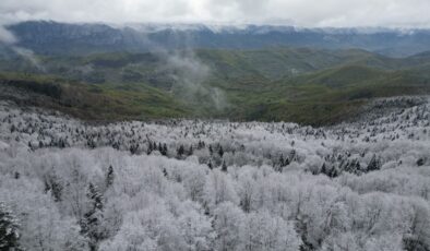 Bartın’da iki mevsim bir arada