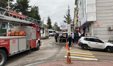 Bolu’da özel hastanede korkutan yangın