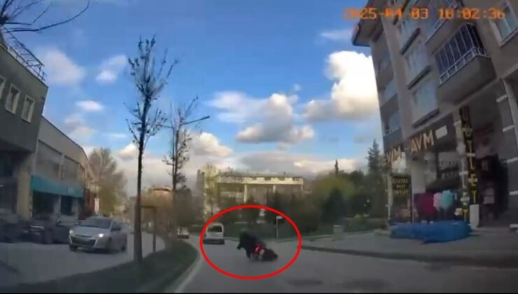 Bursa’da motosiklet devrildi: Ölümden döndüler