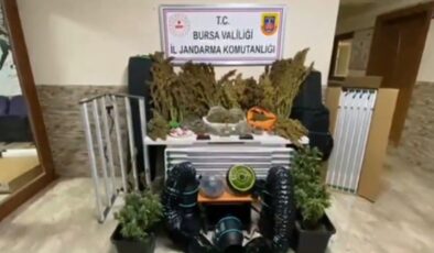 Bursa’da uyuşturucu baskını: 24 gözaltı