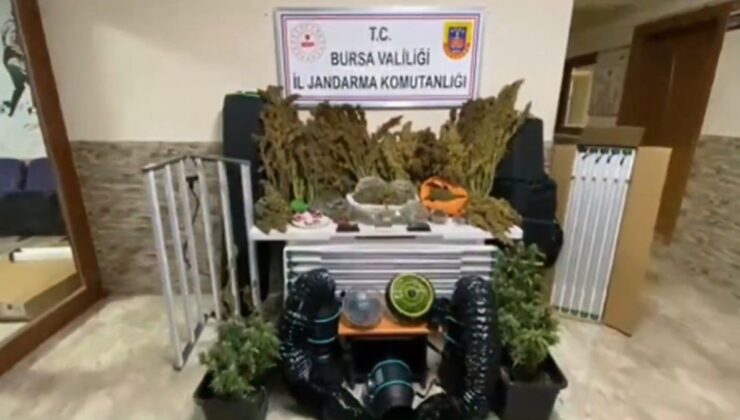 Bursa’da uyuşturucu baskını: 24 gözaltı