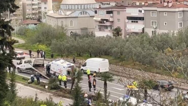 Bursa’da vakayı hastaneye yetiştirmeye çalışan ambulans takla attı