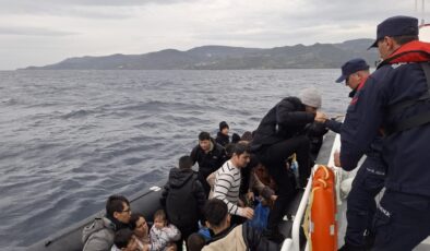 Çanakkale’de 41 düzensiz göçmen yakalandı