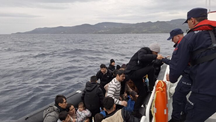 Çanakkale’de 41 düzensiz göçmen yakalandı