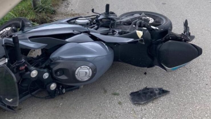 Çanakkale’de bariyere çarpan motosikletin sürücüsü öldü