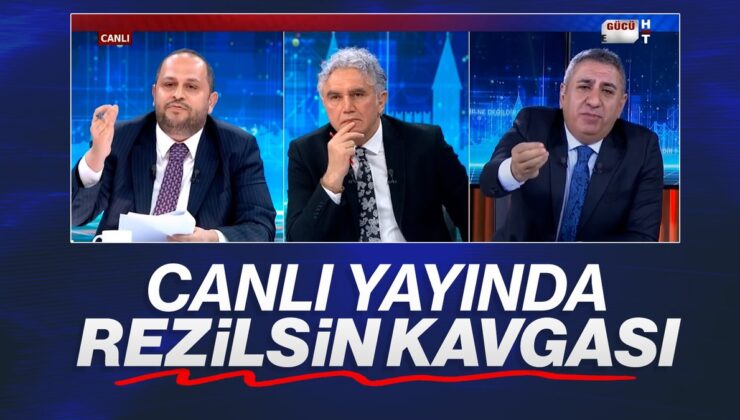Canlı yayında tansiyon yükseldi: ‘Rezilsin’ tartışması
