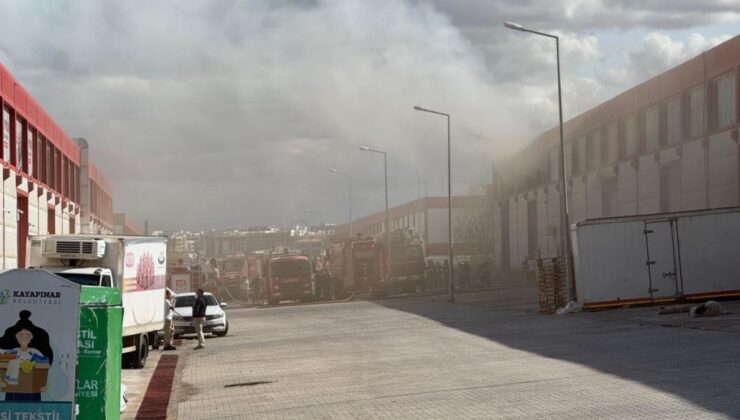 Diyarbakır’da kozmetik fabrikasında yangın