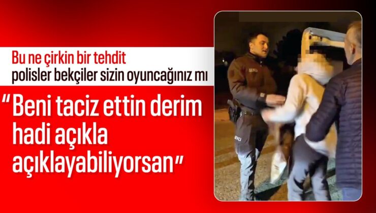 Düzce’de alkollü kadın, bekçilere küfür ve hakaretler yağdırdı