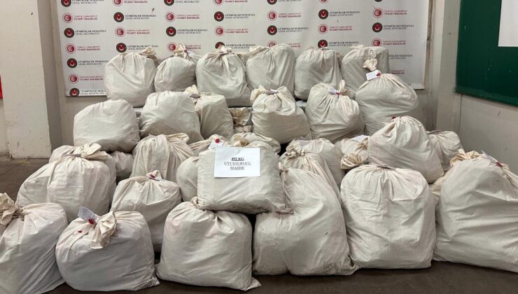 Edirne’de sınır kapısında 492 kilo uyuşturucu yakalandı