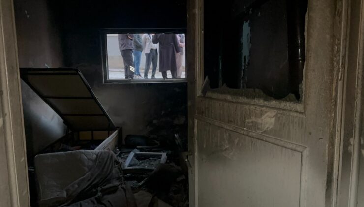 Elazığ’da kiracı evi ateşe verdi